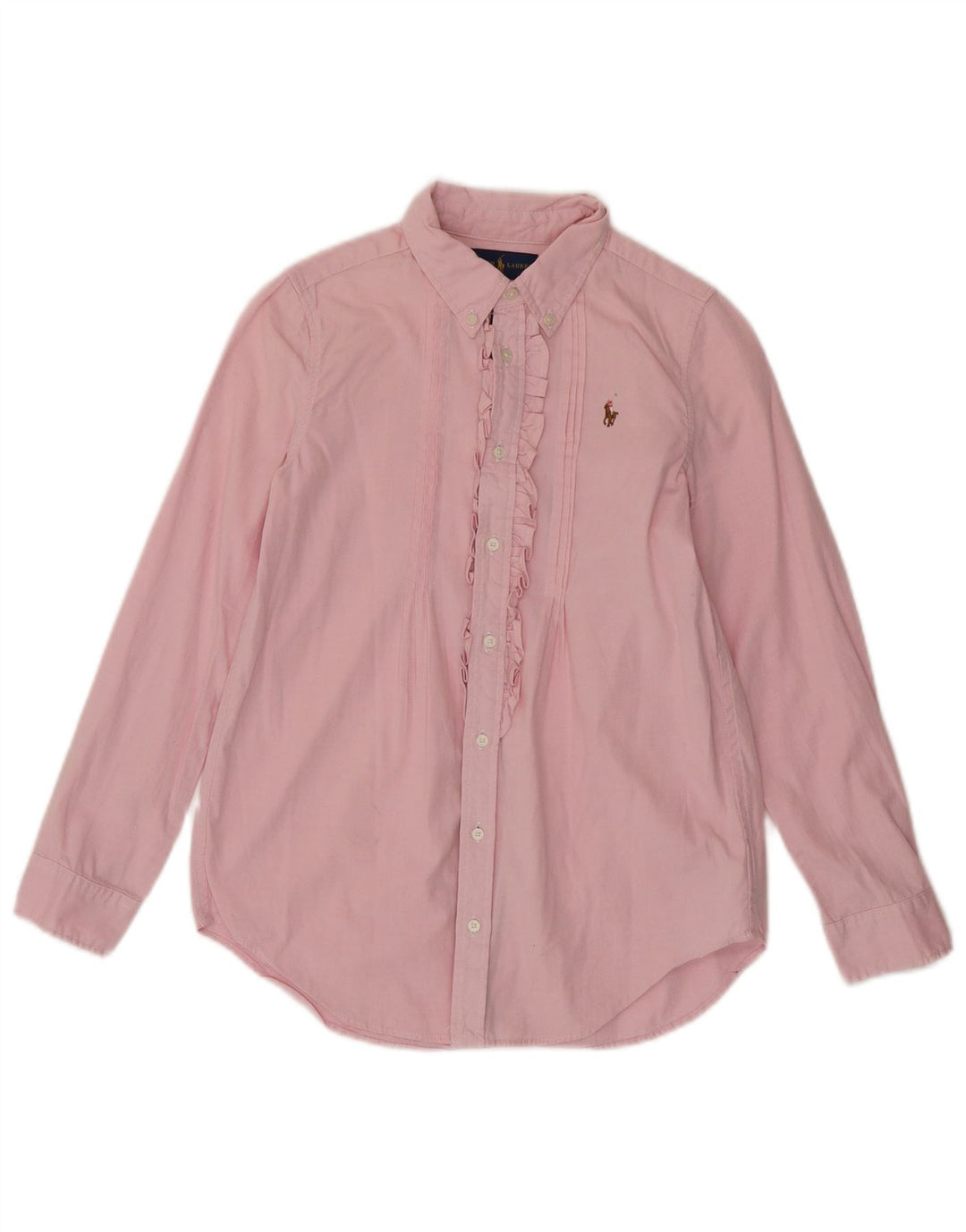 Camisa feminina RALPH LAUREN 9-10 anos algodão rosa