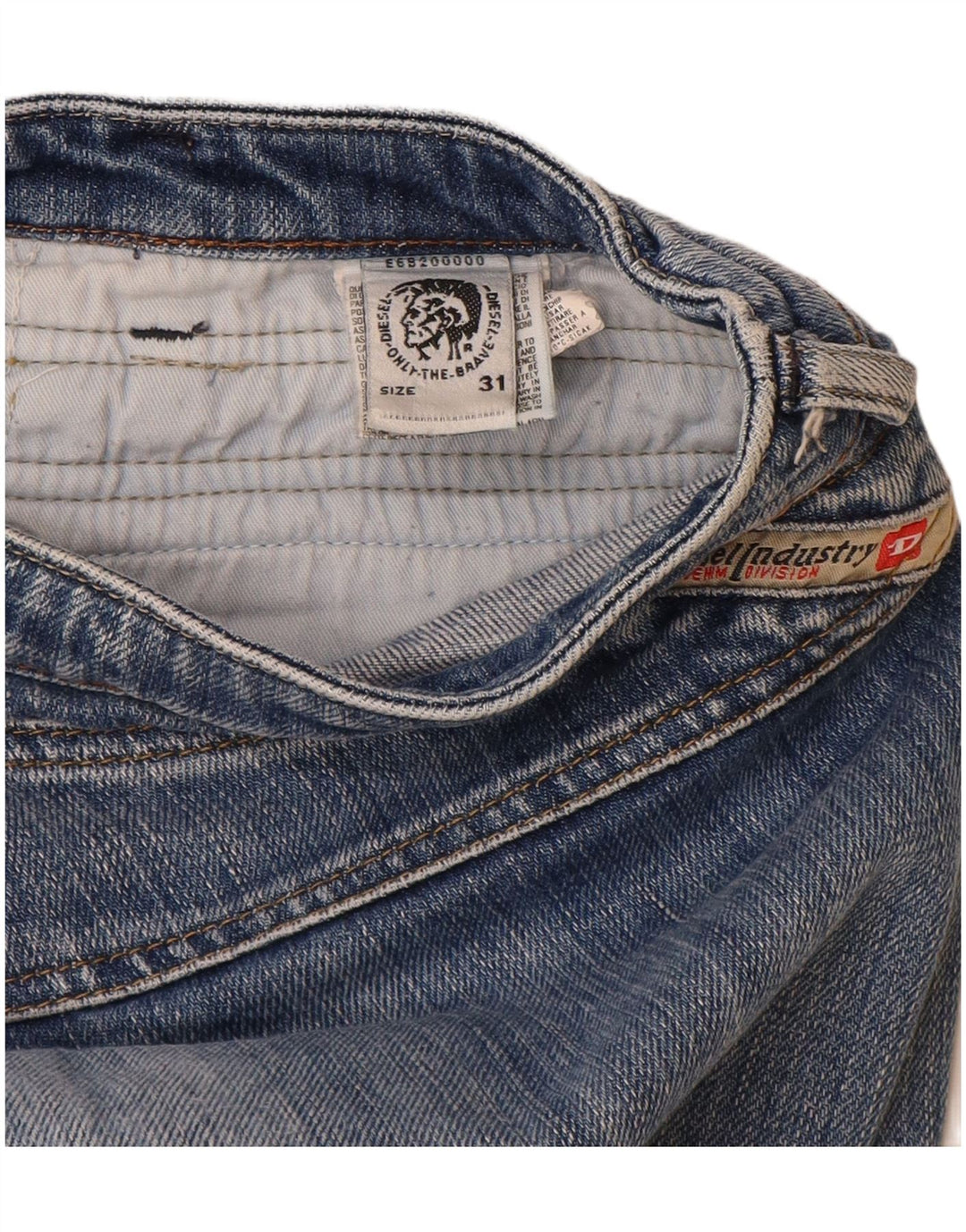 Jeans DIESEL feminino bootcut W31 L33 algodão azul