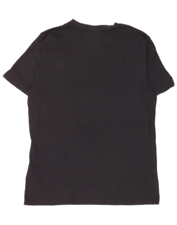 Camiseta masculina Diadora Top grande algodão preto