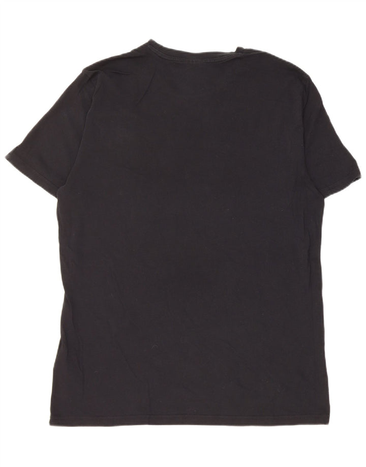 Camiseta masculina Diadora Top grande algodão preto