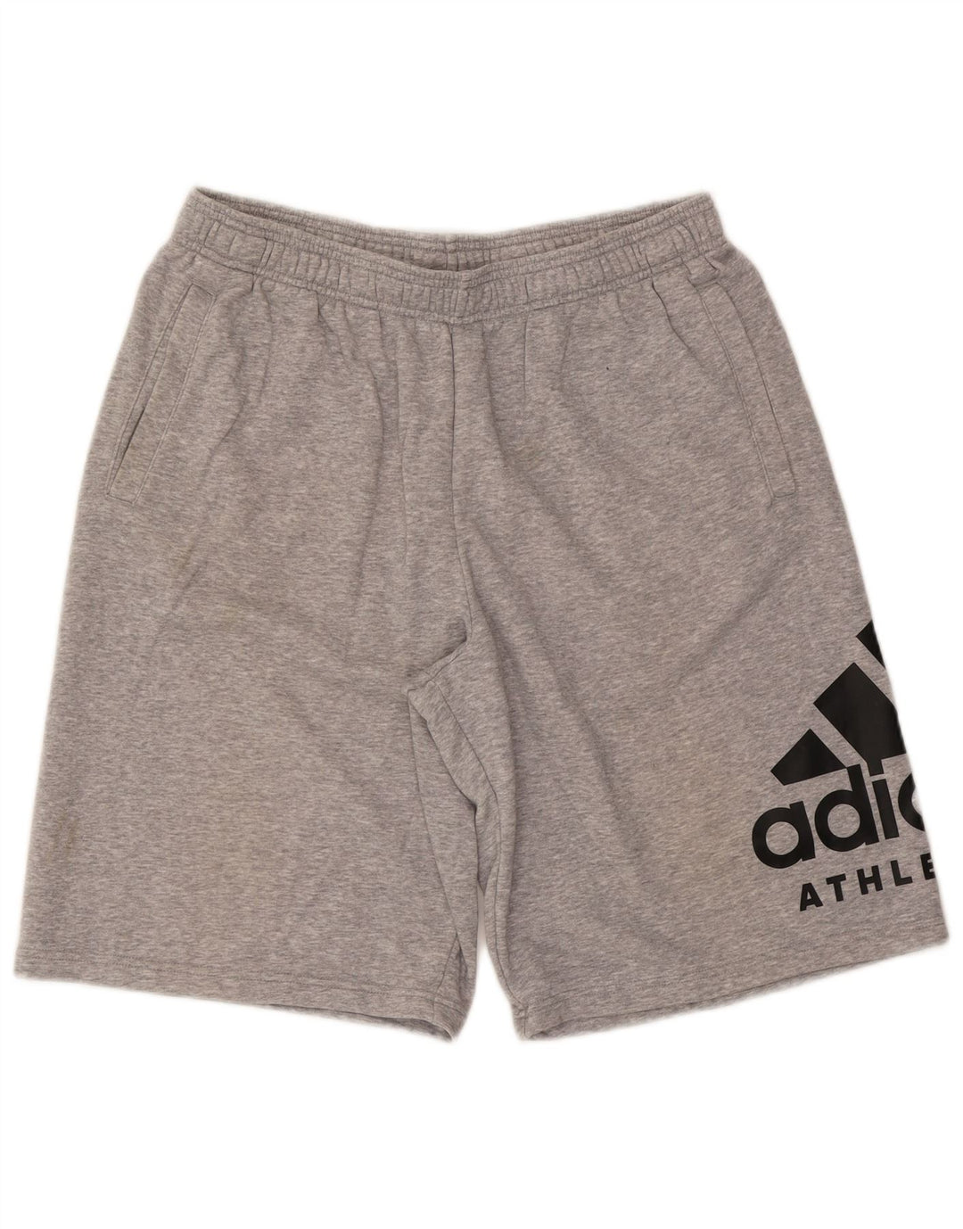 Shorts esportivos gráficos masculinos ADIDAS XL cinza algodão