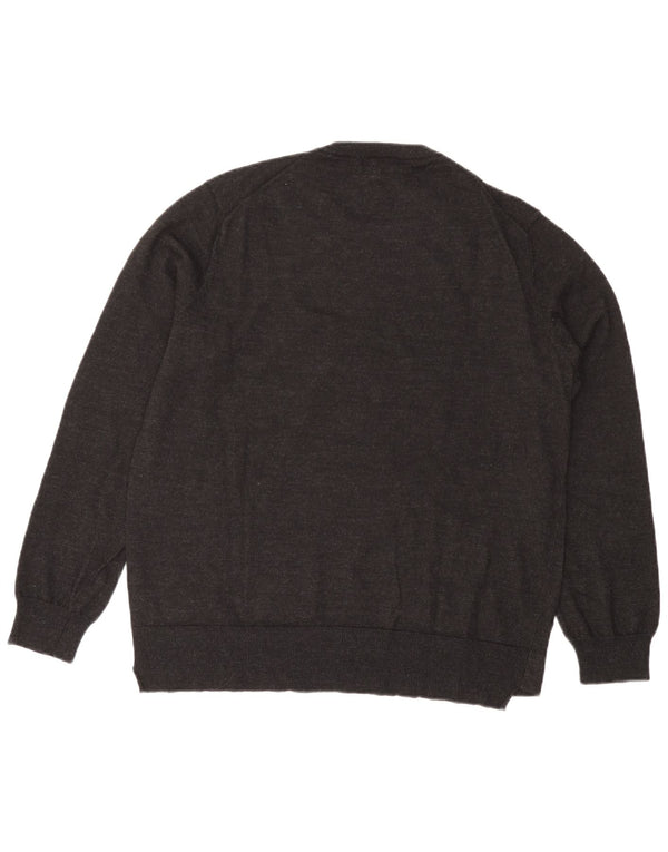 Suéter masculino Carrera com gola redonda XL cinza geométrico acrílico