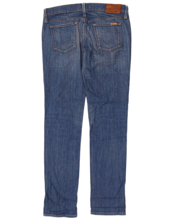 Meltin' Pot feminino Mendel Slim Jeans W28 L32 algodão azul