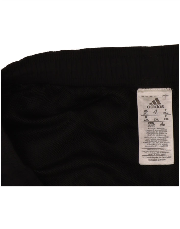 Shorts esportivos masculinos Adidas 2XL preto nylon
