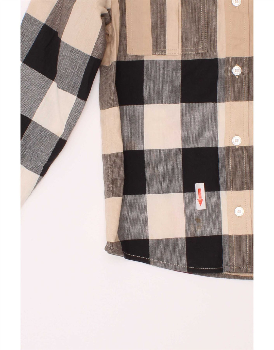 Camisa masculina Burberry 5-6 anos algodão xadrez multicolorido