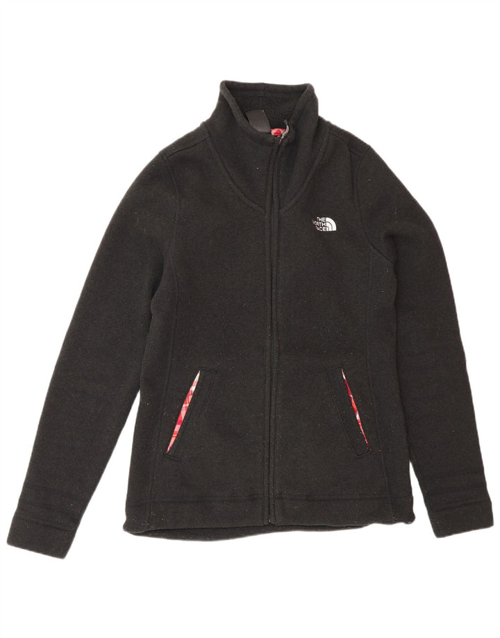 Jaqueta de treino feminina The North Face UK 12 poliéster preto médio