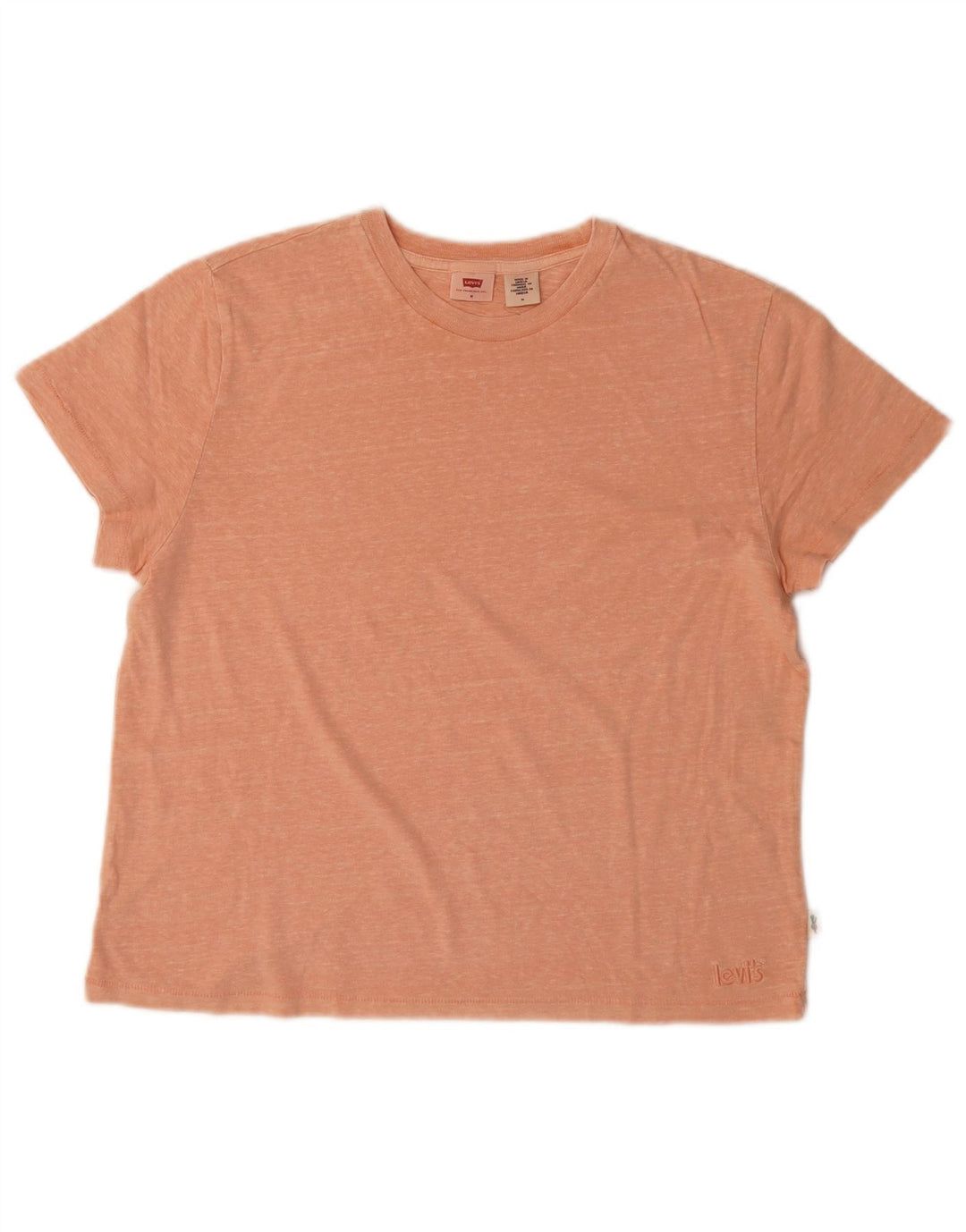 Camiseta feminina LEVI'S UK 14 médio laranja