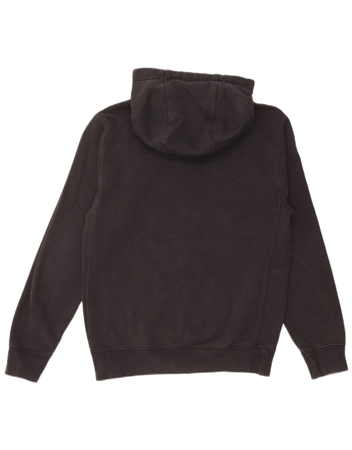 NIKE Mens Hoodie Jumper XS Algodão Preto