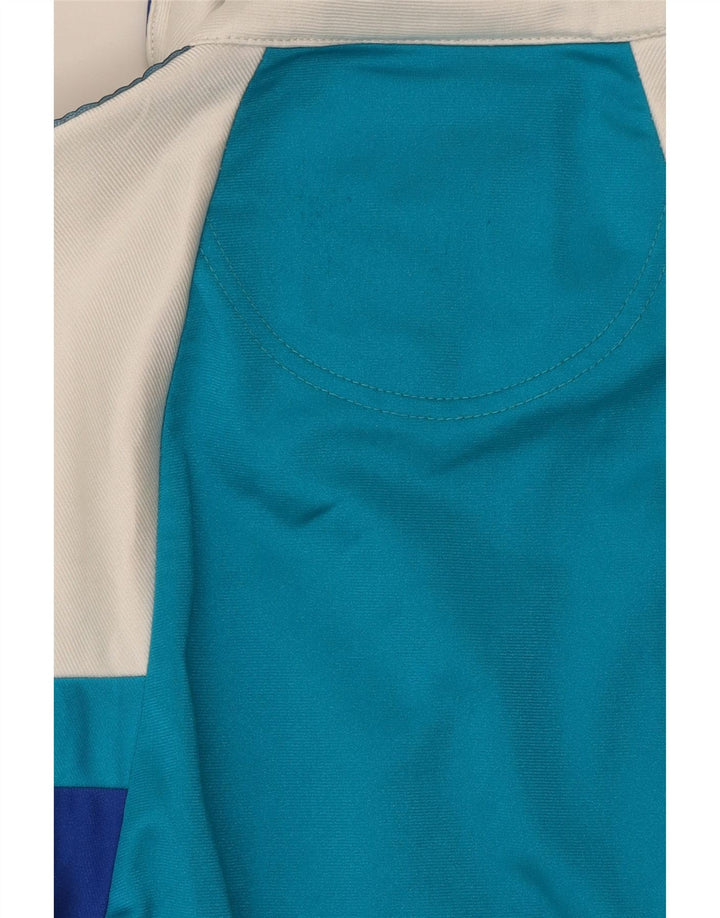 Asics Mens Graphic Tracksuit Top Jacket IT 44 XS Azul Colourblock