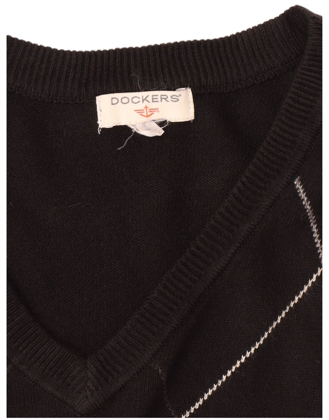 Dockers masculino colete regata XL preto Argyle/Diamante