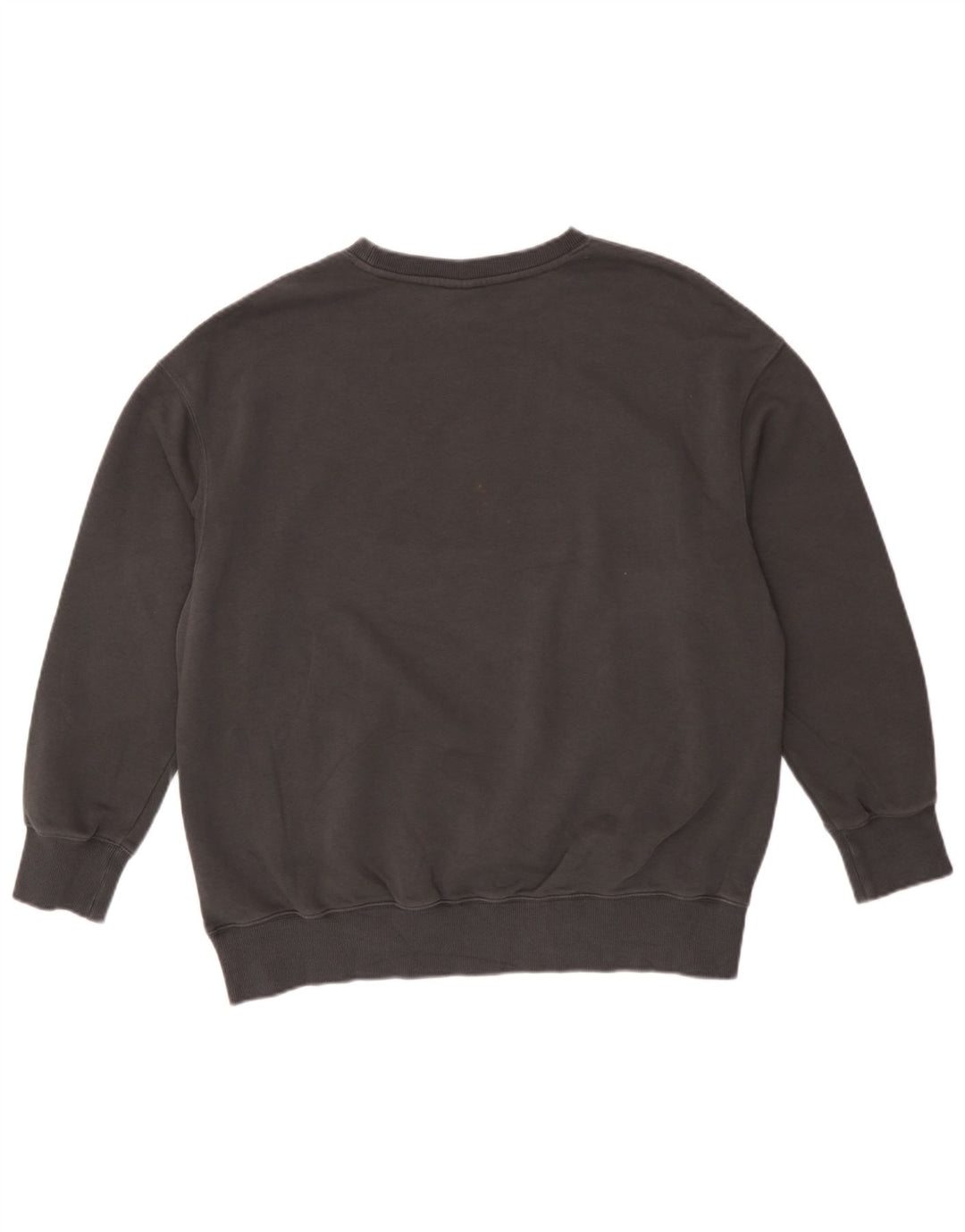 Nike feminino gráfico oversized moletom jumper UK 14 médio cinza algodão