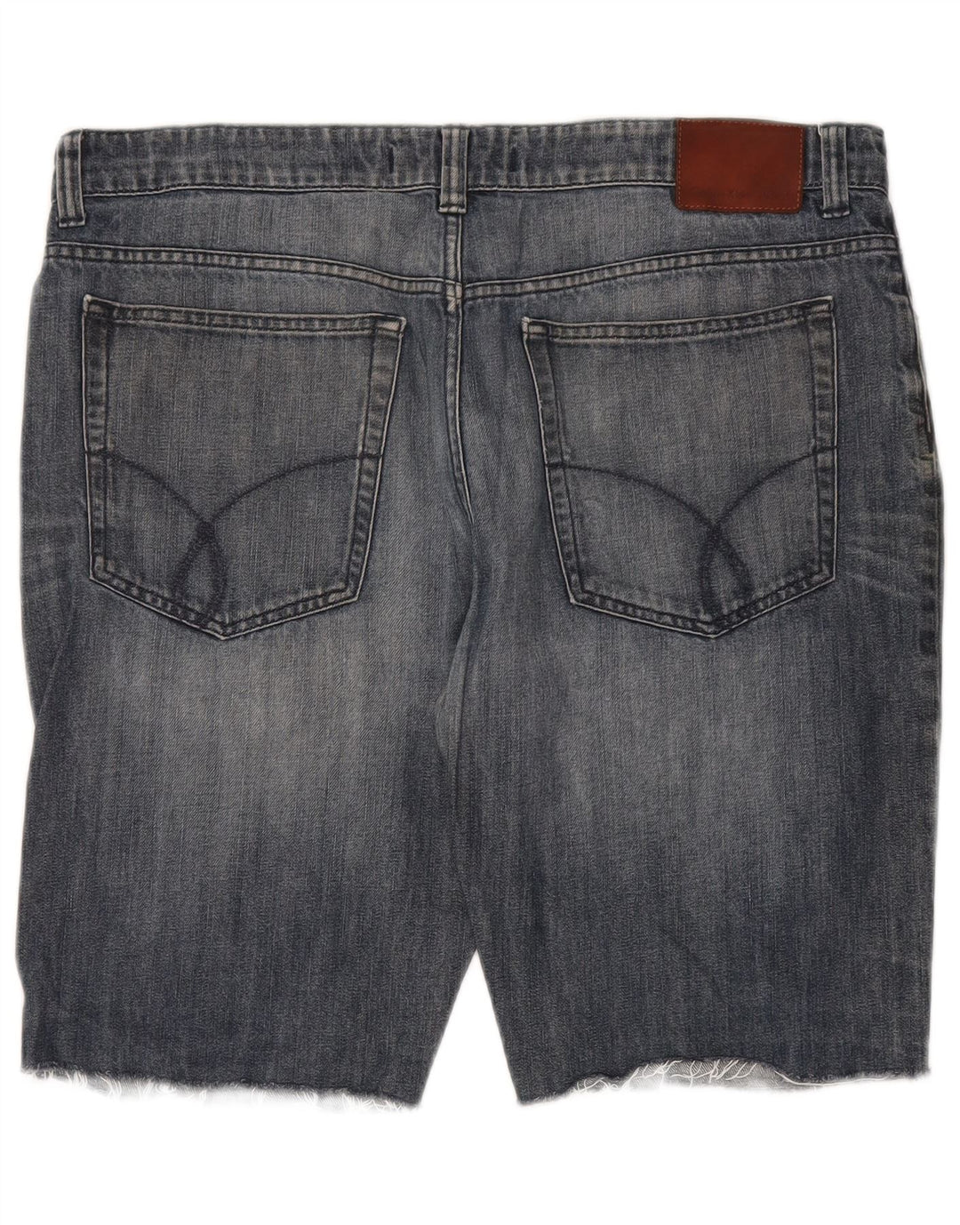Shorts jeans masculino Calvin Klein W36 grande algodão azul