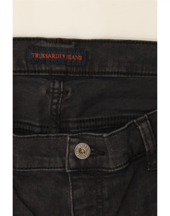 TRUSSARDI Womens Straight Jeans W30 L34 Black Vintage Trussardi and Second-Hand Trussardi from Messina Hembry 