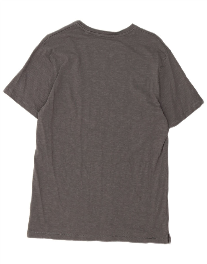Camiseta masculina gráfica SCOTT Top algodão cinza médio