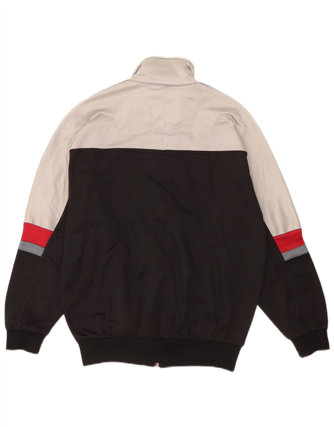 Asics Mens Graphic Tracksuit Top Jacket IT 46 pequeno bloco colorido preto