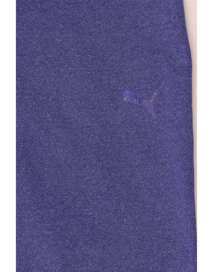 Leggings Puma Mulher UK 14 Azul Médio