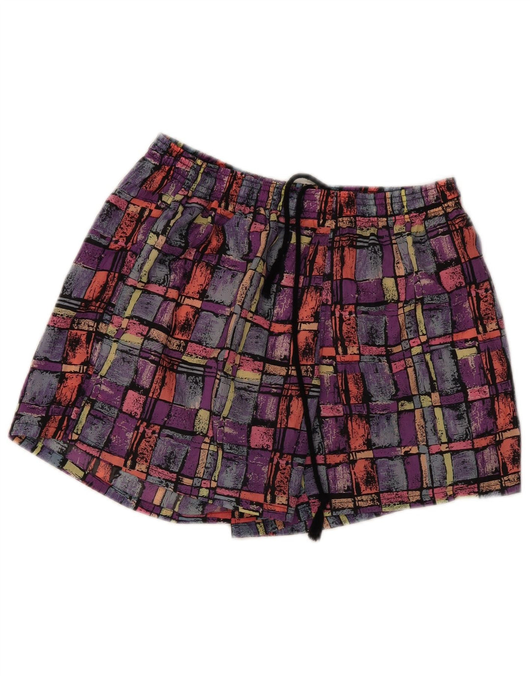 Shorts de natação masculino Santostefano pequeno poliamida geométrica multicolorida