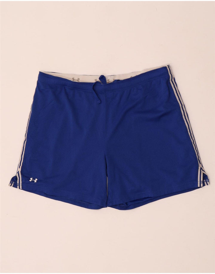 Under Armour Mens Heat Gear Sport Shorts Poliéster Azul Médio
