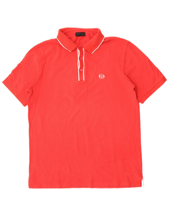 Camisa polo masculina Sergio Tacchini XL algodão vermelho