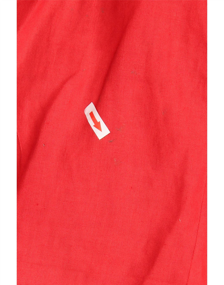 ARMANDO CALO Top Cami Feminino IT 46 Grande Linho Vermelho