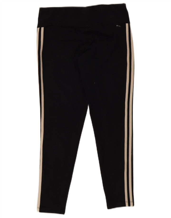 ADIDAS Womens Climalite Leggings UK 16/18 Grande Preto