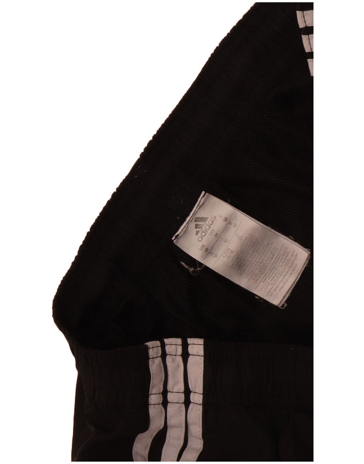 Shorts esportivos masculinos Adidas médio preto poliéster