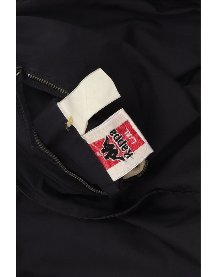 Jaqueta masculina reversível com capuz Kappa UK 40 grande azul marinho