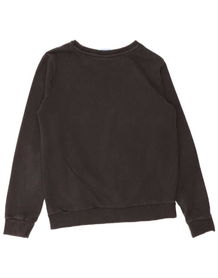 Adidas feminino gráfico moletom jumper reino unido 12 médio preto