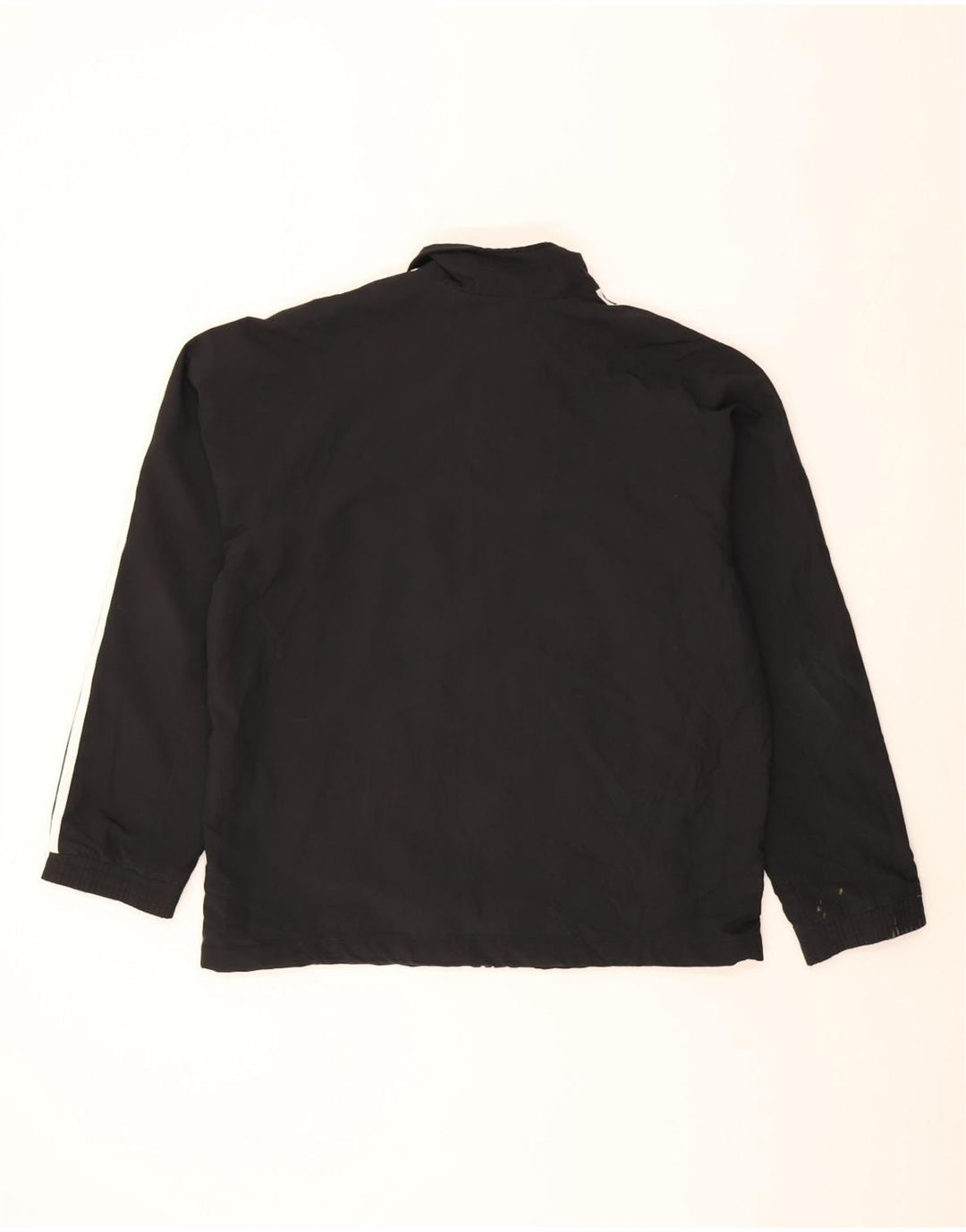 Adidas Mens Tracksuit Top Jacket UK 44/46 Grande Poliéster Preto