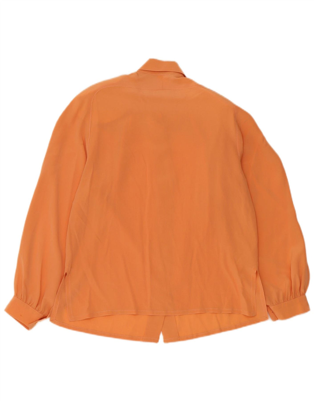 Blusa feminina vintage UK 12 médio laranja