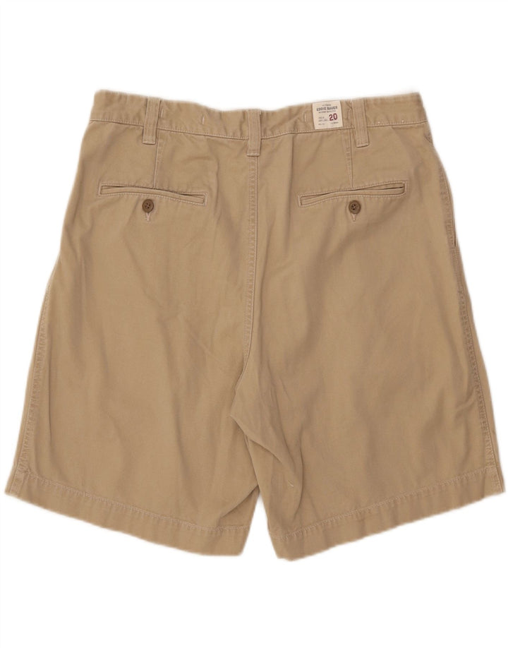 EDDIE BAUER Masculino Pegged Chino Shorts W36 Grande Algodão Bege