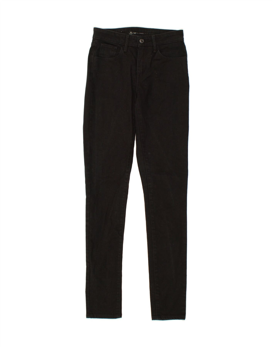 LEVI'S Womens Skinny Jeans W25 L34 Black Cotton Vintage Levi's and Second-Hand Levi's from Messina Hembry 