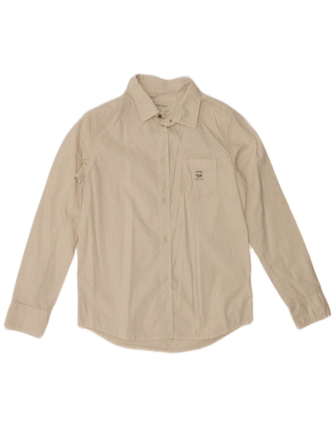 Diesel Camisa Menino 11-12 Anos Grande Branco