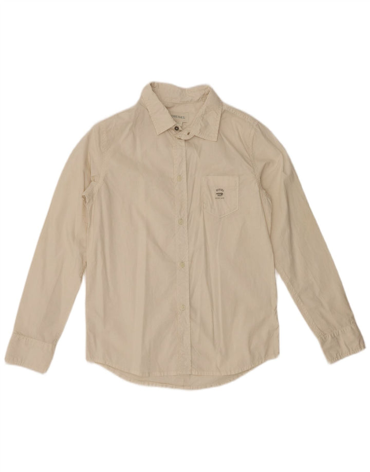 Diesel Camisa Menino 11-12 Anos Grande Branco