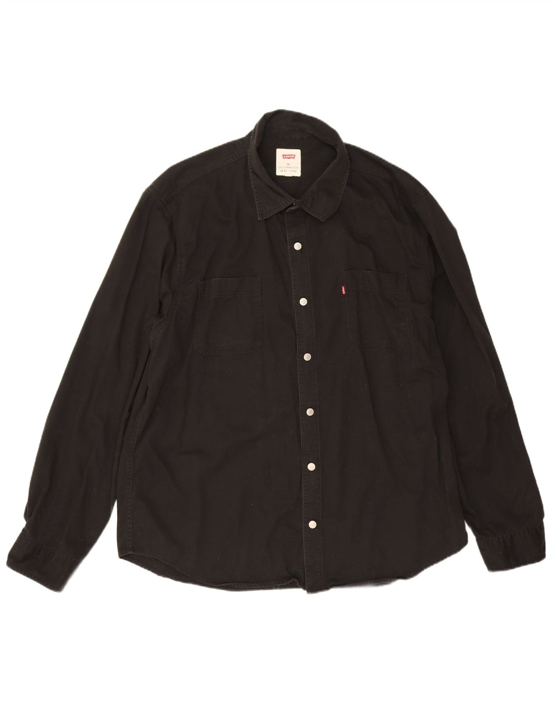 Camisa masculina Levi's 2XL algodão preto