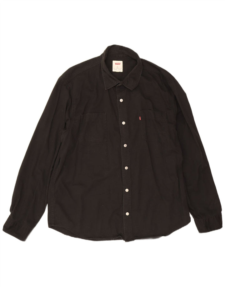 Camisa masculina Levi's 2XL algodão preto