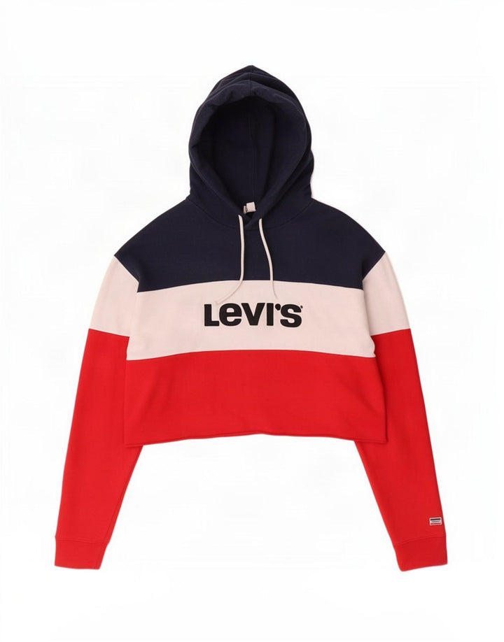 Suéter com capuz oversized feminino Levi's UK 14 médio multicolorido