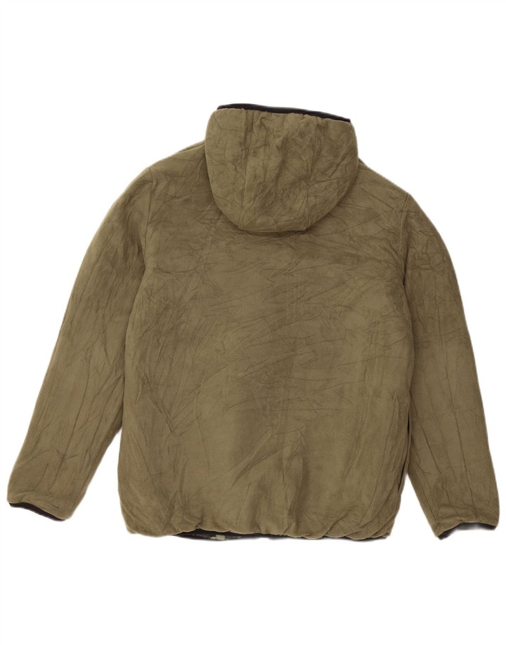 Casaco acolchoado com capuz para meninos UNDER ARMOUR 13-14 anos camuflagem cáqui