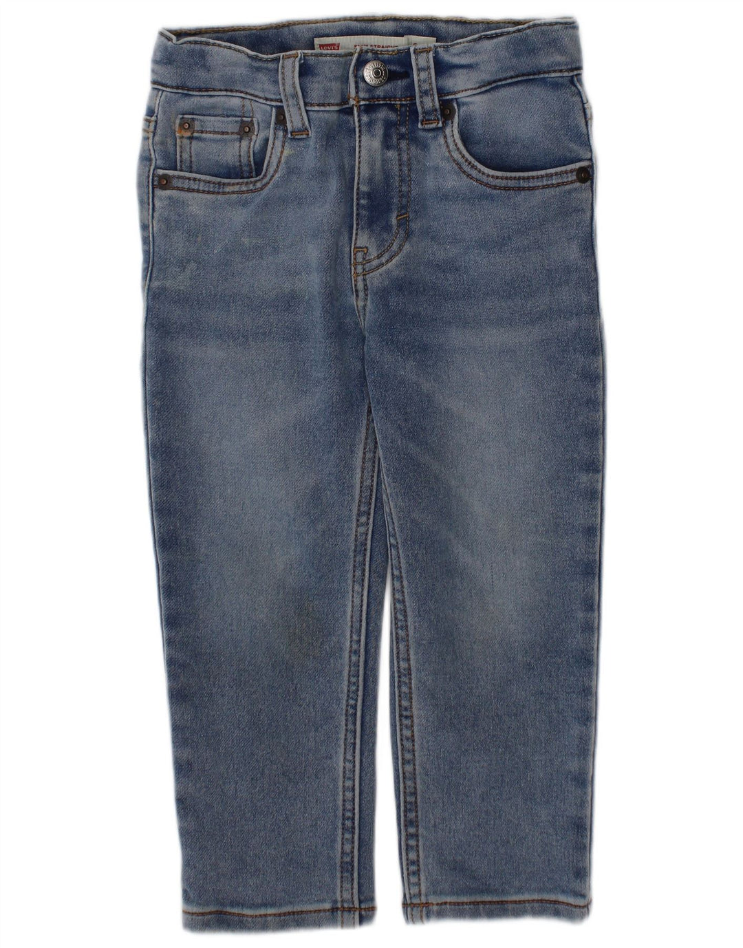 LEVI'S Baby Boys 514 Straight Jeans 18-24 Meses W20 L13 Azul Algodão