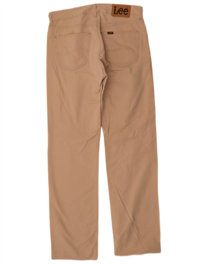 Lee Mens Calça Casual Reta W32 L32 Bege