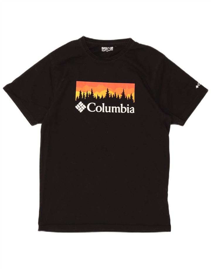Camiseta Columbia Masculina Graphic Top Médio Algodão Preto