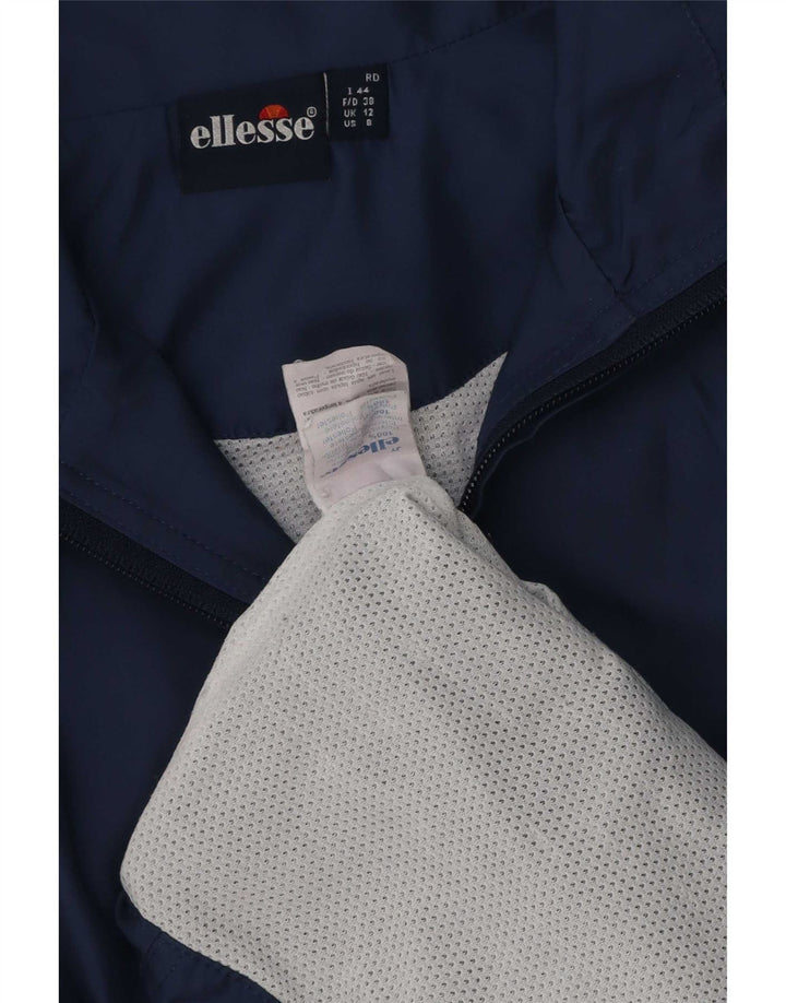 Jaqueta feminina Ellesse de grandes dimensões para agasalho Reino Unido 12 médio azul marinho
