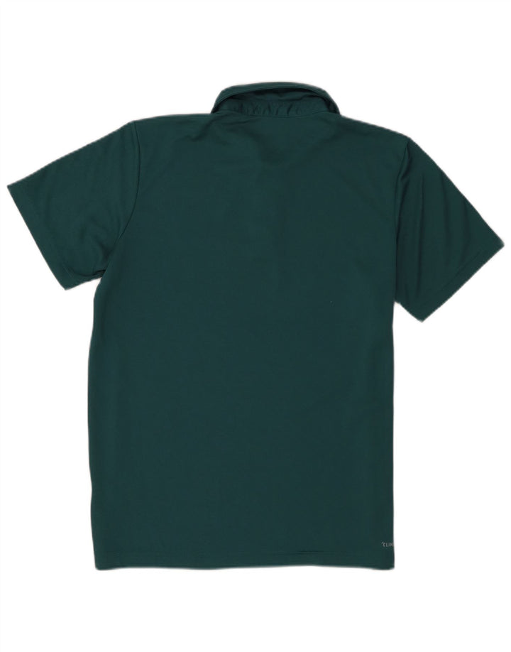 Camisa Polo Adidas Masculina Climalite Verde Médio Poliéster