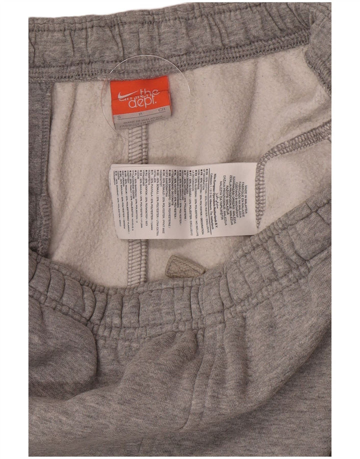 Calça de treino masculina Nike joggers pequeno algodão cinza