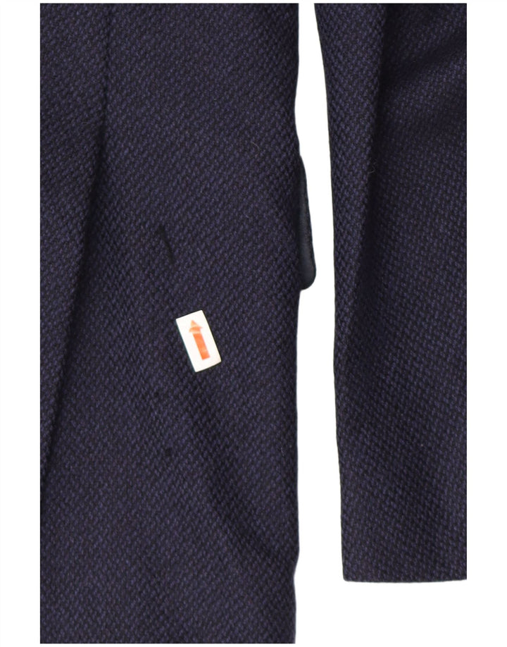 Jaqueta blazer masculina Burberry com 3 botões IT 50 médio azul marinho clássico