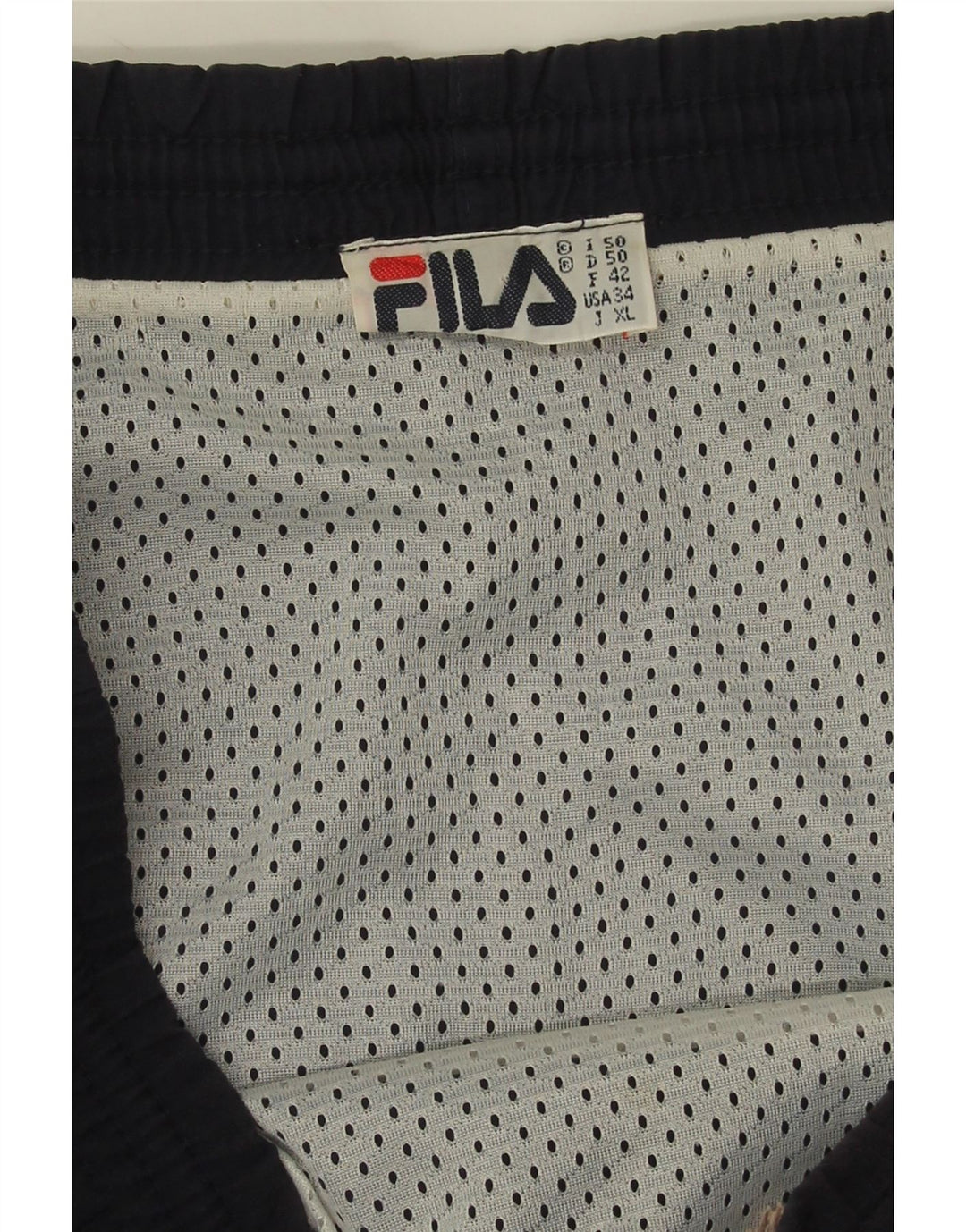 Shorts de natação masculino Fila IT 50 médio azul marinho colorblock