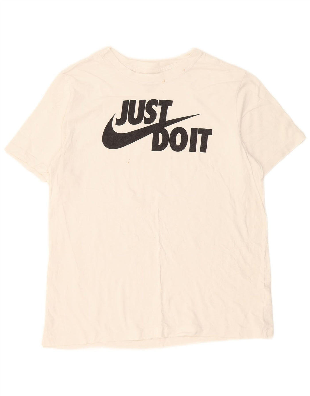 Camiseta gráfica masculina Nike grande algodão branco