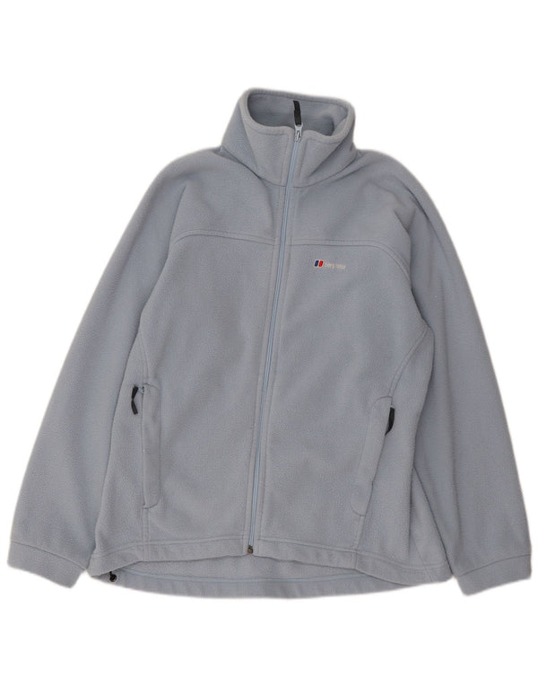 Berghaus Womens Fleece Jumper UK 16 Large Blue Polyester