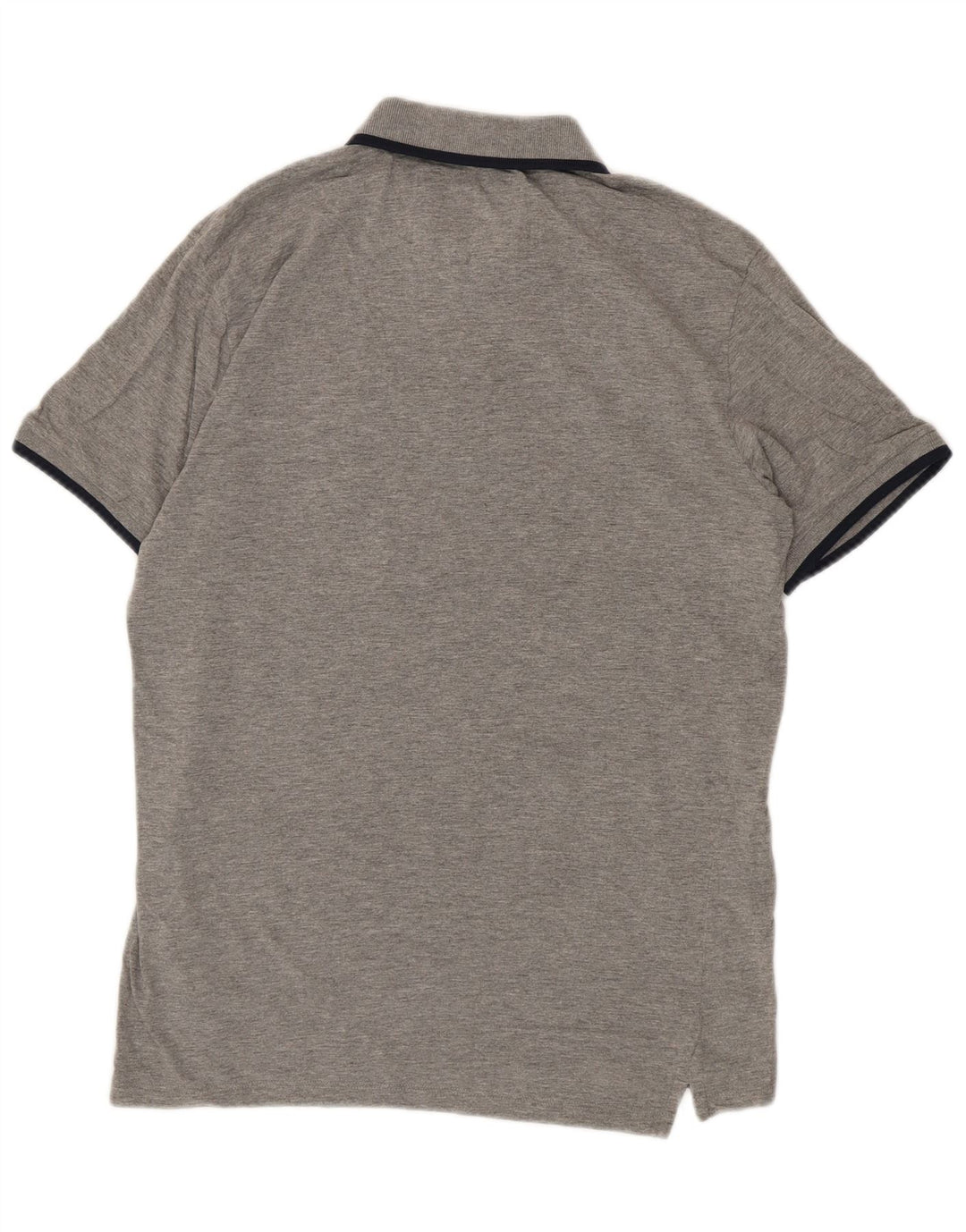 Camisa polo masculina JACK & JONES Core cinza médio algodão
