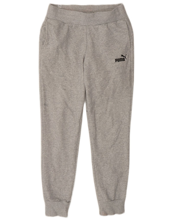 Calça de treino feminina Puma Joggers UK 10 pequeno algodão cinza